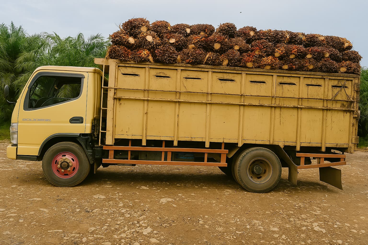 Foto: Pengangkutan CPO