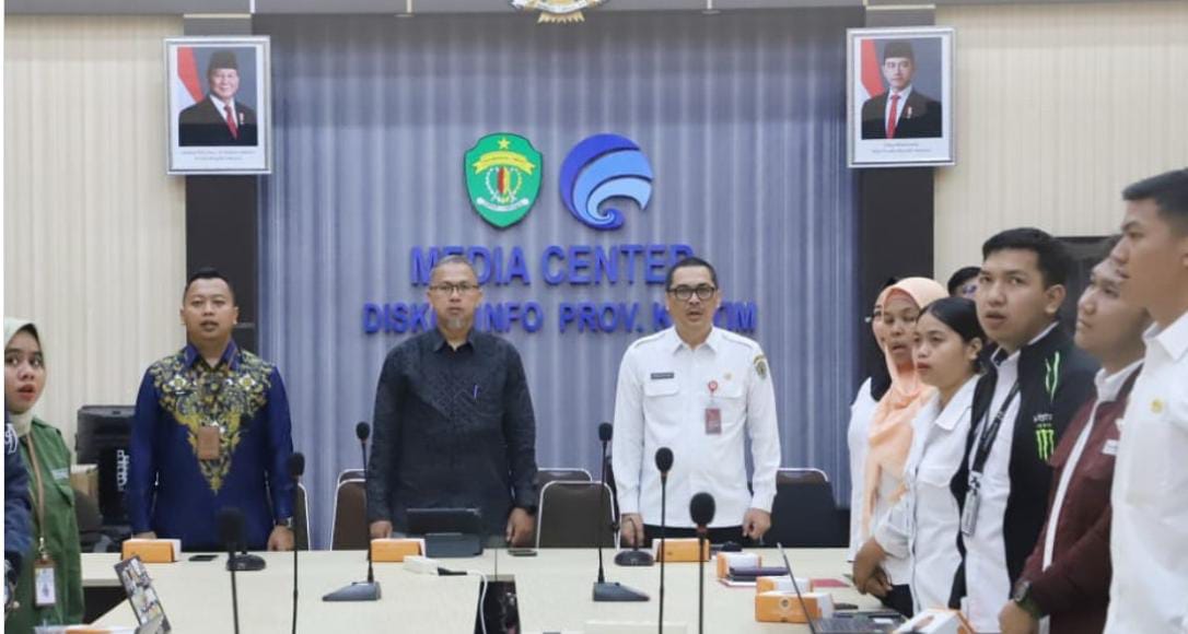 Rapat Kerja SP4N-LAPOR! Tahun 2025 yang diikuti oleh seluruh perangkat daerah dan BUMD se-Kaltim (IST)