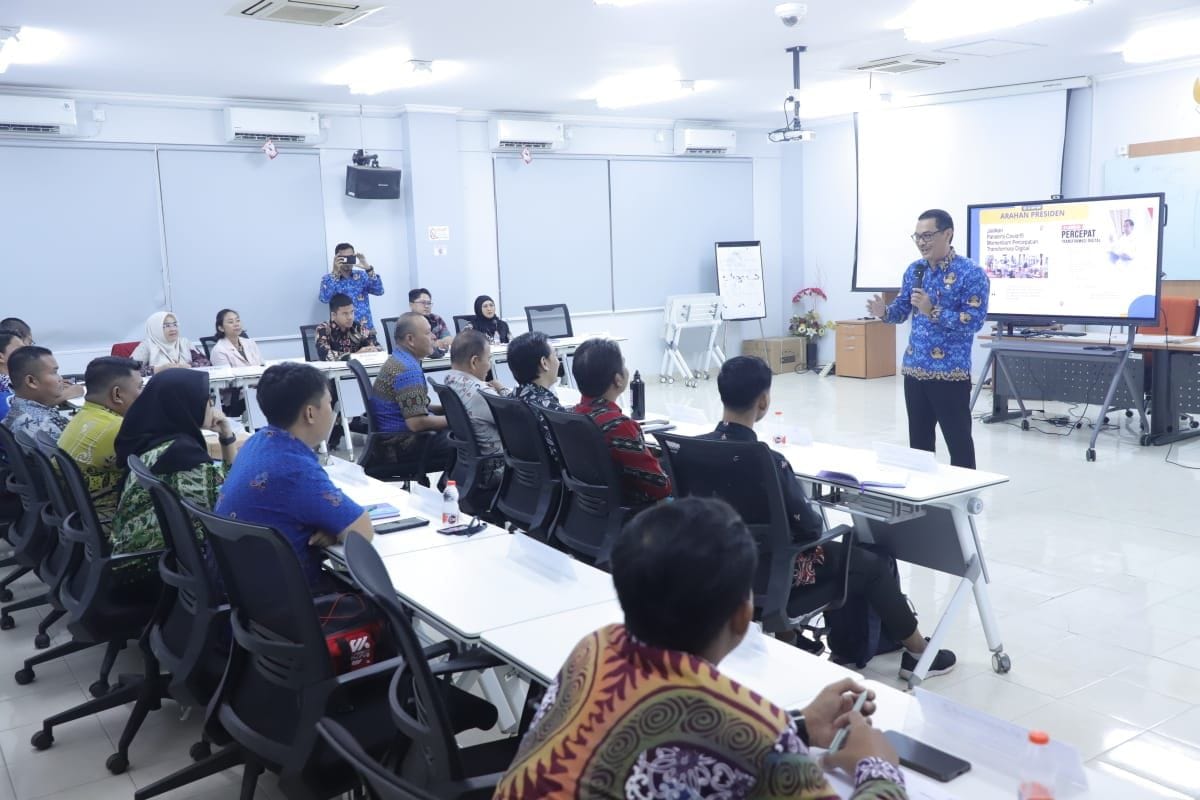 Pelatihan Pelayanan Publik Berbasis IT Angkatan I yang dilaksanakan BPSDMKaltim. (DiskominfoKaltim)