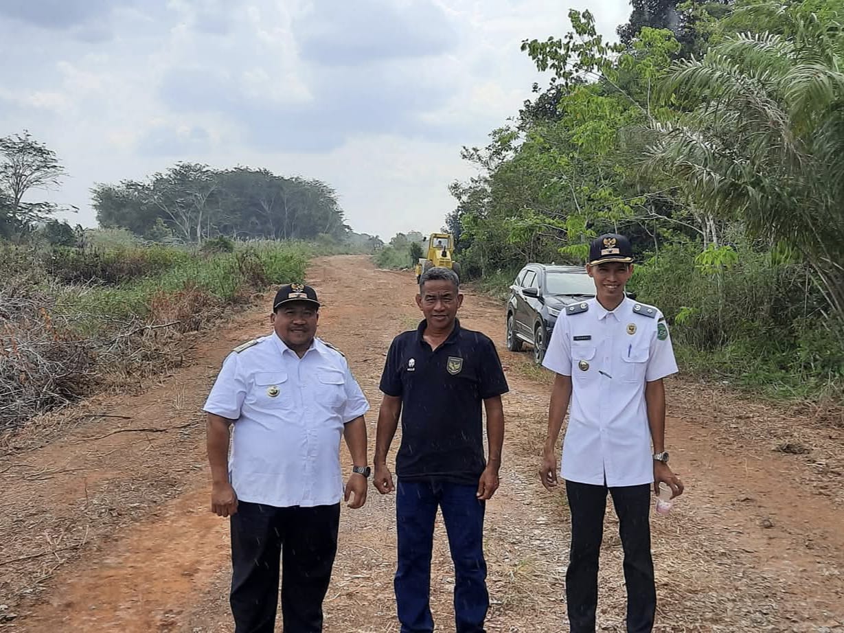 Ilustrasi jalan di Desa Muara Kaman Ulu