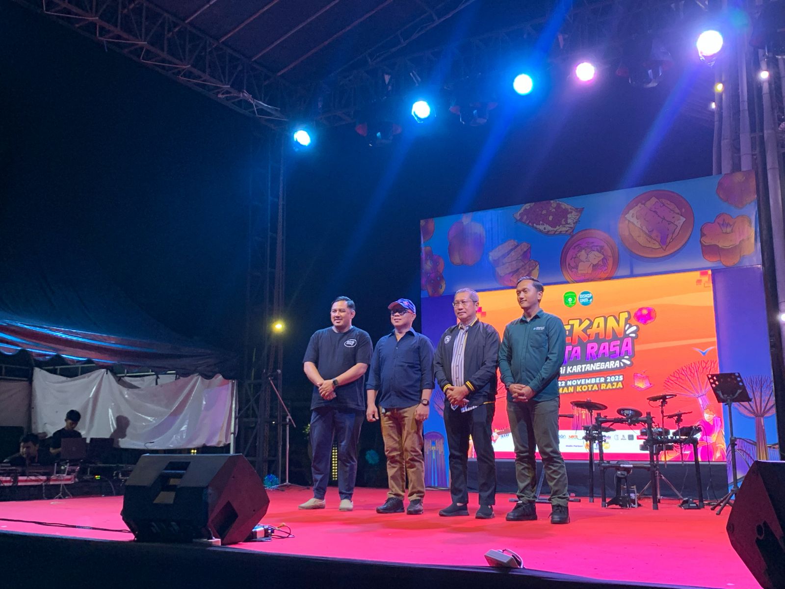 Pembukaan Pekan Pesta Rasa 2025 di Taman Kota Raja Tenggarong. (garispena)