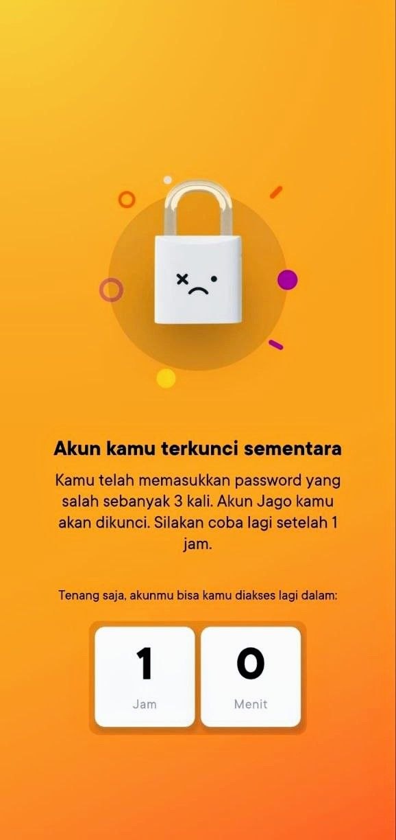 Cara membuka blokir Akun Bank Jago yang terkunci akibat salah password 3 kali dapat dilakukan secara mandiri melalui fitur lupa password di aplikasi, menghubungi Hotline Tanya Jago, atau melalui WhatsApp resmi +628217143011.
