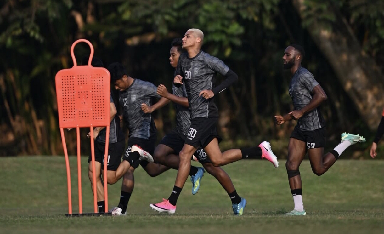 Foto: Borneo FC saat melakukan latihan (istimewa)